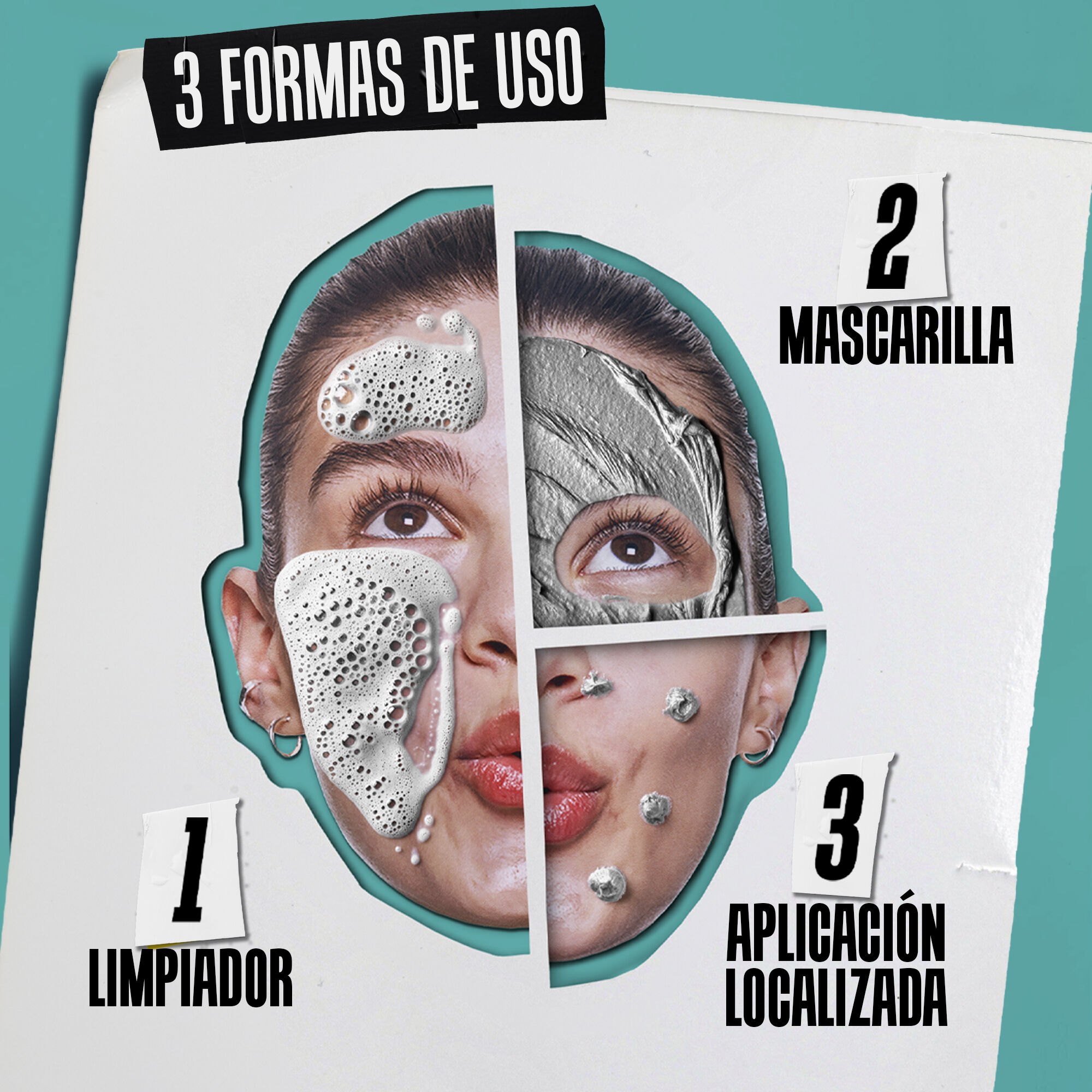  3 formas de usar la Pasta Limpiadora Tratamiento Anti-imperfecciones Suavemente Efectiva