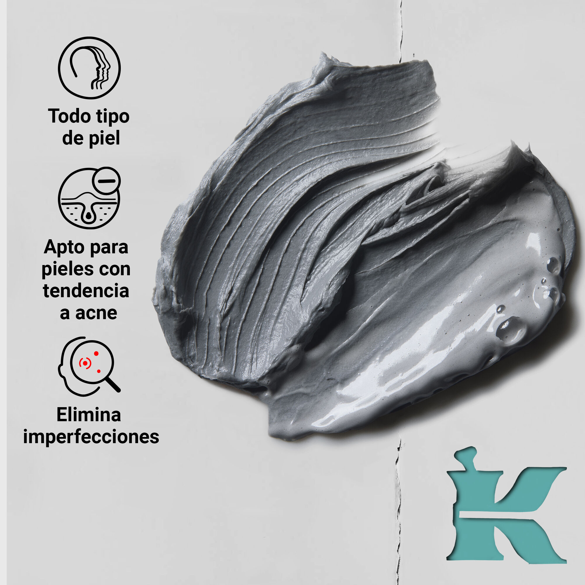 Textura de Pasta Limpiadora Tratamiento Anti-imperfecciones Suavemente Efectiva