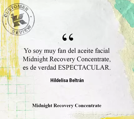 “Este es probablemente mi producto favorito de Kiehl’s. Lo uso todas las noches y me despierto con una piel radiante”