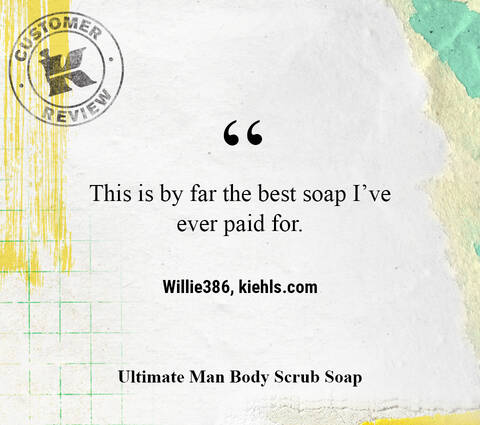 Este es, por mucho, el mejor jabon que he pagado. —Willie386, kiehls.com