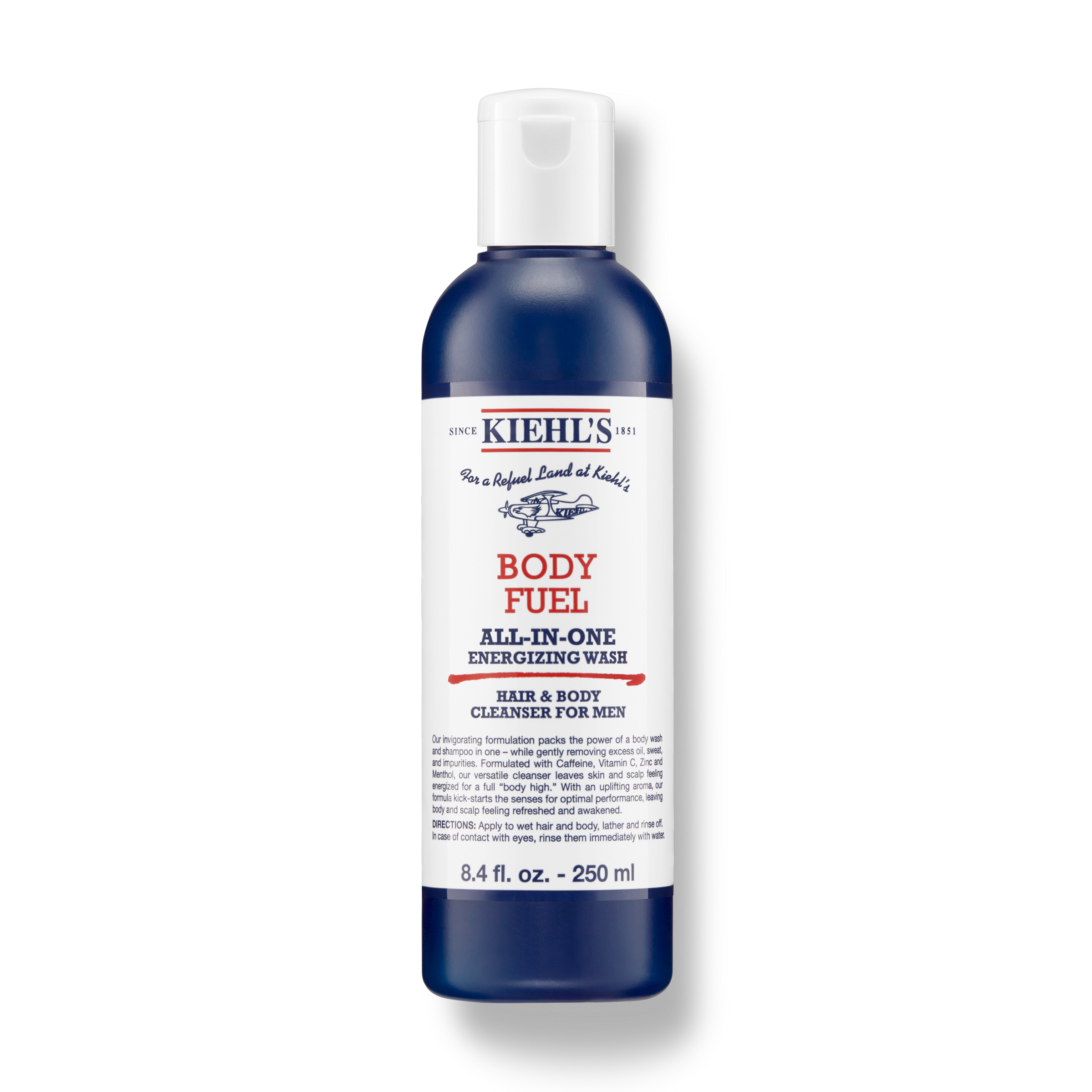 Body Fuel Wash Limpiador corporal y capilar para hombres Kiehl’s