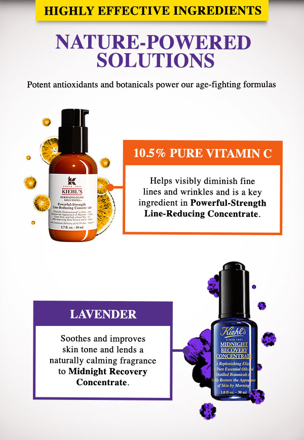 Highly effective ingridients