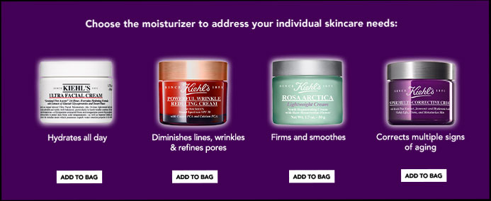 Choose the moisturizer to address your individual skincare needs